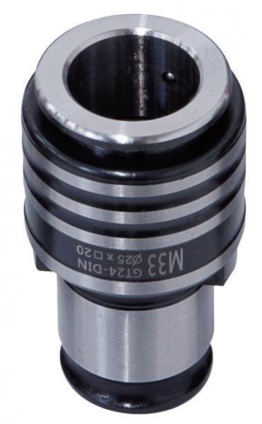 Bernardo quick-change chuck 31 mm GT 24, DIN 376, M33 (25 x 20)